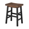 Alaterre Furniture Pomona - Wood 26" Counter Stool with Metal Legs AMBA2120M